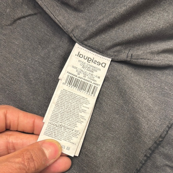 Desigual Quilted Sequin Denim Jacket - Picture 13 of 14